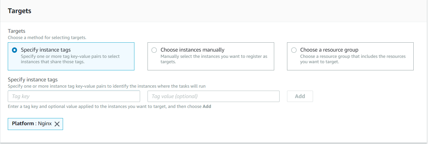 RunCommand - Targets)