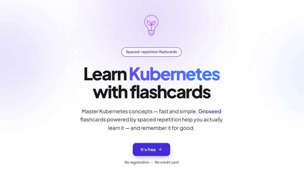 Gnoseed - Flashcard app with spaced repetition